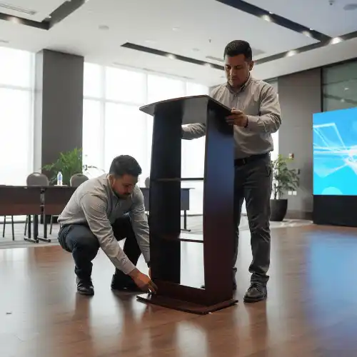 Entrega express de podium profesional a domicilio